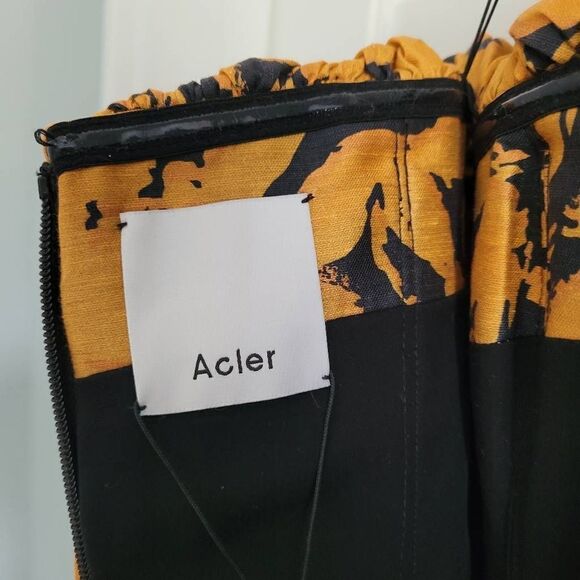 Acler York Dress in Night Garden Print US 2 - Picture 8 of 15